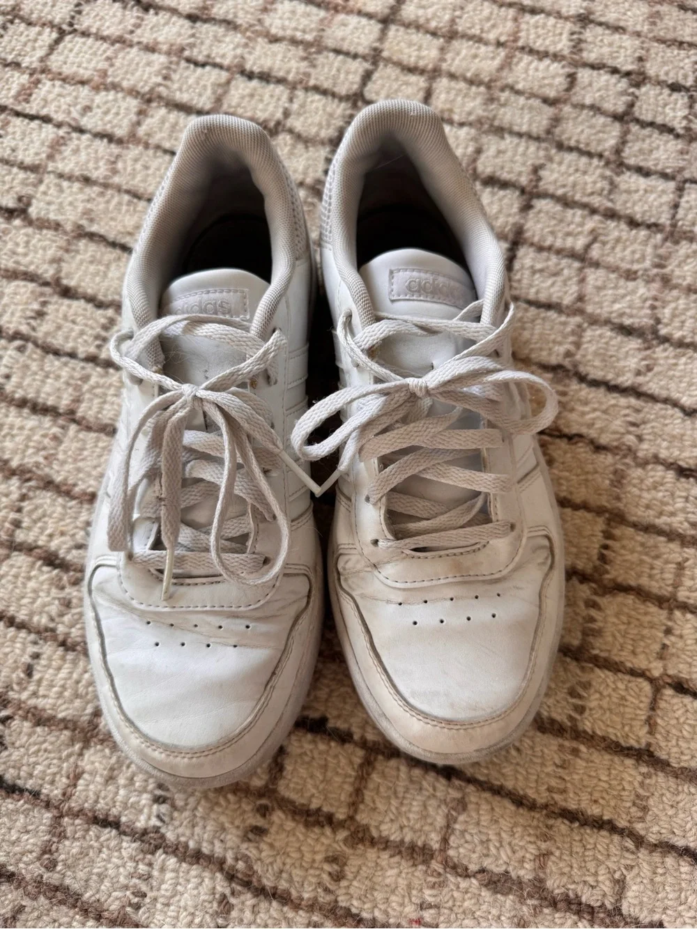 adidas White Low-Top Women's Sneakers